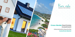 Scenic view of sustainable luxury homes in Costa Rica perfect for a secure Cross-Border Real Estate Investment - inversion inmobiliaria transfronteriza.