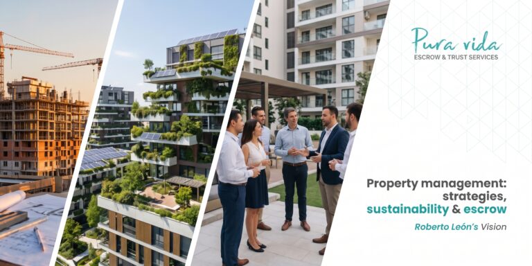 Gestión de propiedades inmobiliarias: Estrategias, sostenibilidad y cuentas de escrow según Roberto León